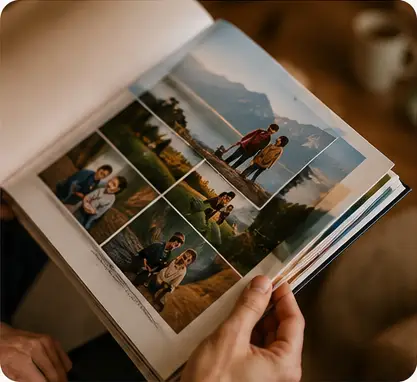 Detalle de fotolibro