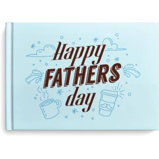 Fotolibro tapa dura "Happy Fathers Day Coffee"