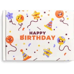 Fotolibro tapa dura "Happy Birthday Ballons"